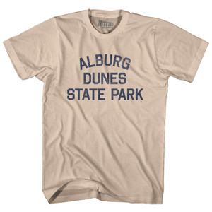 Vermont Alburg Dunes State Park Adult Cotton Vintage T-Shirt - Creme