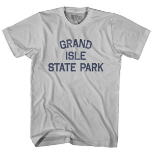 Vermont Grand Isle State Park Adult Cotton Vintage T-Shirt - Cool Grey