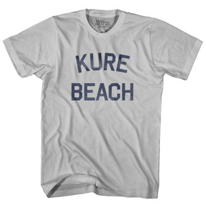 North Carolina Kure Beach Adult Cotton Vintage T-Shirt - Cool Grey North Carolina Kure Beach Adult Cotton Vintage T-Shirt - Cool Grey