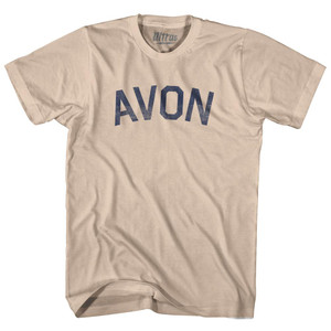 North Carolina Avon Adult Cotton Vintage T-Shirt - Creme