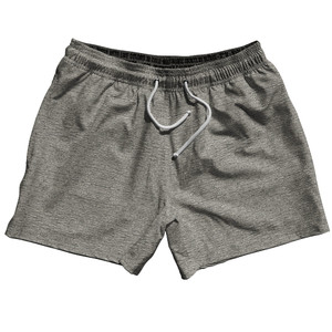 Strata Cool Grey 5" Swim Shorts Made in USA - Cool Grey Strata Cool Grey 5" Swim Shorts Made in USA - Cool Grey