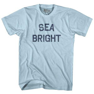 New Jersey Sea Bright Adult Cotton Vintage T-Shirt - Light Blue