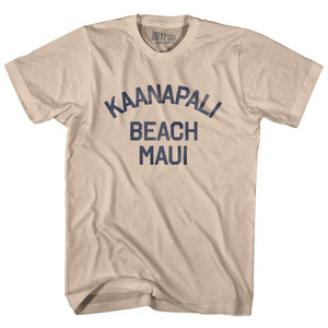 Hawaii Kaanapali Beach Maui Adult Cotton Vintage T-Shirt - Creme Hawaii Kaanapali Beach Maui Adult Cotton Vintage T-Shirt - Creme