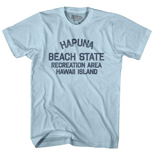 Hawaii Hapuna Beach State Recreation Area Hawaii Island Adult Cotton Vintage T-Shirt - Light Blue Hawaii Hapuna Beach State Recreation Area Hawaii Island Adult Cotton Vintage T-Shirt - Light Blue