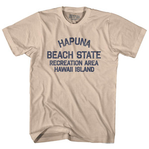 Hawaii Hapuna Beach State Recreation Area Hawaii Island Adult Cotton Vintage T-Shirt - Creme Hawaii Hapuna Beach State Recreation Area Hawaii Island Adult Cotton Vintage T-Shirt - Creme