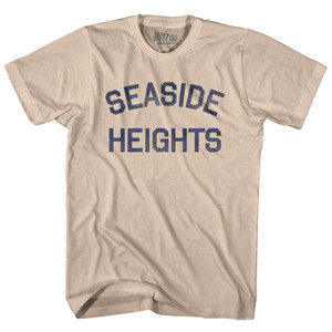 New Jersey Seaside Heights Adult Cotton Vintage T-Shirt - Creme