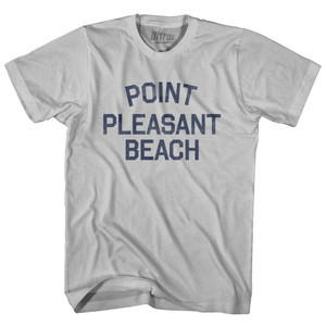 New Jersey Point Pleasant Beach Adult Cotton Vintage T-Shirt - Cool Grey