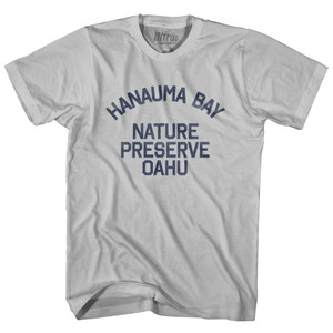 Hawaii Hanauma Bay Preserve Oahu Adult Cotton Vintage T-Shirt - Cool Grey Hawaii Hanauma Bay Preserve Oahu Adult Cotton Vintage T-Shirt - Cool Grey