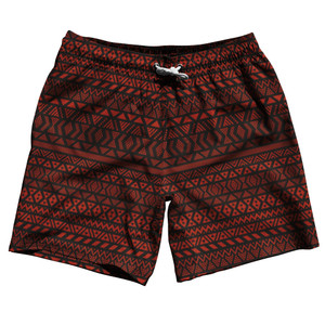 Maori Cardinal 7.5" Swim Shorts Made in USA - Cardinal Maori Cardinal 7.5" Swim Shorts Made in USA - Cardinal