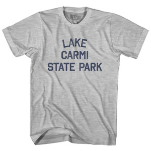 Vermont Lake Carmi State Park Adult Cotton Vintage T-Shirt - Grey Heather