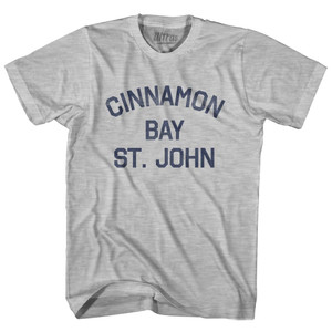 U.S. Virgin Islands Cinnamon Bay, St. John Adult Cotton Vintage T-Shirt - Grey Heather U.S. Virgin Islands Cinnamon Bay, St. John Adult Cotton Vintage T-Shirt - Grey Heather