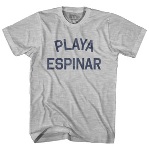 Puerto Rico Playa Espinar Adult Cotton Vintage T-Shirt - Grey Heather