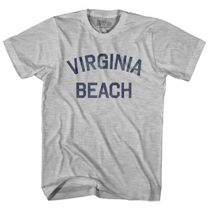 Virginia Virginia Beach Adult Cotton Vintage T-Shirt - Grey Heather Virginia Virginia Beach Adult Cotton Vintage T-Shirt - Grey Heather