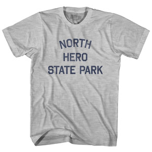 Vermont North Hero State Park Adult Cotton Vintage T-Shirt - Grey Heather