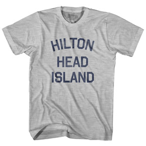 South Carolina Hilton Head Island Adult Cotton Vintage T-Shirt - Grey Heather