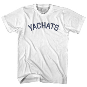 Oregon Yachats Adult Cotton Vintage T-shirt - White Oregon Yachats Adult Cotton Vintage T-shirt - White