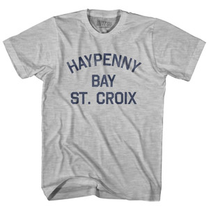 U.S. Virgin Islands Haypenny Bay, St. Croix Adult Cotton Vintage T-Shirt - Grey Heather U.S. Virgin Islands Haypenny Bay, St. Croix Adult Cotton Vintage T-Shirt - Grey Heather