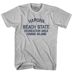 Hawaii Hapuna Beach State Recreation Area Hawaii Island Adult Cotton Vintage T-Shirt - Grey Heather Hawaii Hapuna Beach State Recreation Area Hawaii Island Adult Cotton Vintage T-Shirt - Grey Heather