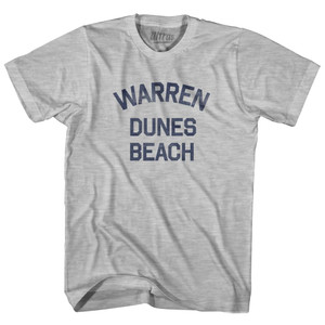Michigan Warren Dunes Beach Adult Cotton Vintage T-Shirt - Grey Heather