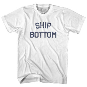 New Jersey Ship Bottom Womens Cotton Junior Cut Vintage T-shirt - White New Jersey Ship Bottom Womens Cotton Junior Cut Vintage T-shirt - White