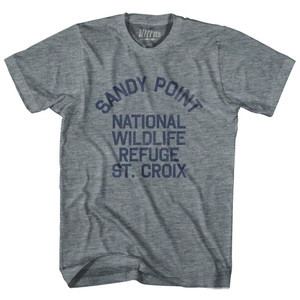 U.S. Virgin Islands Sandy Point National Wildlife Refuge, St. Croix Adult Tri-Blend Vintage T-shirt - Athletic Grey U.S. Virgin Islands Sandy Point National Wildlife Refuge, St. Croix Adult Tri-Blend Vintage T-shirt - Athletic Grey