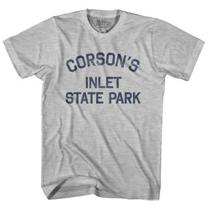 New Jersey Corson's Inlet State Park Womens Cotton Junior Cut Vintage T-Shirt - Grey Heather New Jersey Corson's Inlet State Park Womens Cotton Junior Cut Vintage T-Shirt - Grey Heather