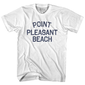 New Jersey Point Pleasant Beach Womens Cotton Junior Cut Vintage T-shirt - White New Jersey Point Pleasant Beach Womens Cotton Junior Cut Vintage T-shirt - White