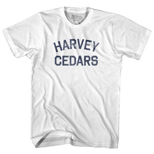 New Jersey Harvey Cedars Womens Cotton Junior Cut Vintage T-shirt - White