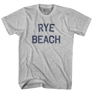 New Hampshire Rye Beach Womens Cotton Junior Cut Vintage T-Shirt - Grey Heather