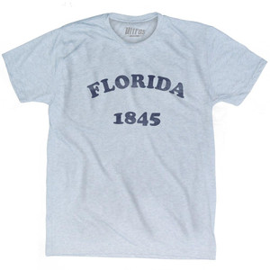 Florida State 1845 Adult Tri-Blend Vintage T-Shirt - Athletic White Florida State 1845 Adult Tri-Blend Vintage T-Shirt - Athletic White