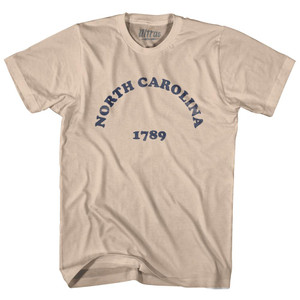 North Carolina State 1789 Adult Cotton Vintage T-Shirt - Creme