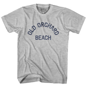 Maine Old Orchard Beach Womens Cotton Junior Cut Vintage T-Shirt - Grey Heather Maine Old Orchard Beach Womens Cotton Junior Cut Vintage T-Shirt - Grey Heather