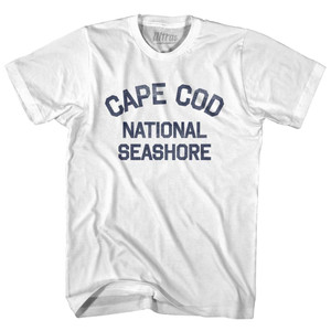 Massachusetts Cape Cod National Seashore Womens Cotton Junior Cut Vintage T-shirt - White