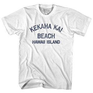 Hawaii Kekaha Kai Beach Hawaii Island Womens Cotton Junior Cut Vintage T-shirt - White Hawaii Kekaha Kai Beach Hawaii Island Womens Cotton Junior Cut Vintage T-shirt - White