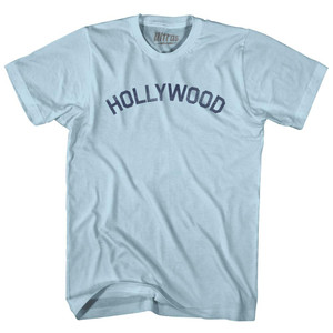 Florida Hollywood Adult Cotton Vintage T-Shirt - Light Blue