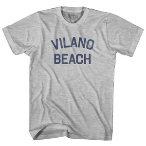 Florida Vilano Beach Womens Cotton Junior Cut Vintage T-Shirt - Grey Heather