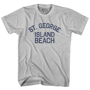 Florida St. George Island Beach Adult Cotton Vintage T-Shirt - Cool Grey Florida St. George Island Beach Adult Cotton Vintage T-Shirt - Cool Grey