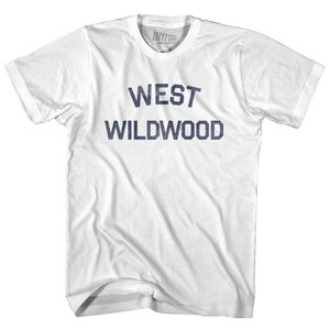 New Jersey West Wildwood Youth Cotton Vintage T-shirt - White New Jersey West Wildwood Youth Cotton Vintage T-shirt - White