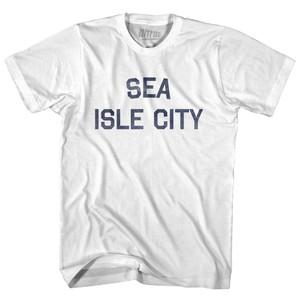 New Jersey Sea Isle City Youth Cotton Vintage T-shirt - White New Jersey Sea Isle City Youth Cotton Vintage T-shirt - White