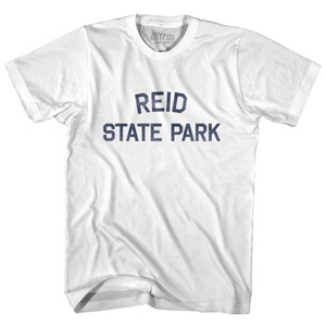 Maine Reid State Park Youth Cotton Vintage T-shirt - White