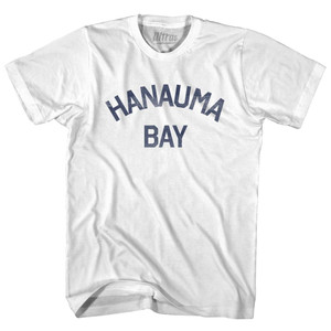 Hawaii Hanauma Bay Youth Cotton Vintage T-shirt - White Hawaii Hanauma Bay Youth Cotton Vintage T-shirt - White