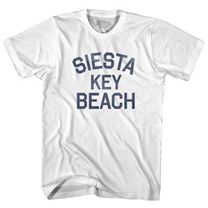 Florida Siesta Key Beach Youth Cotton Vintage T-shirt - White