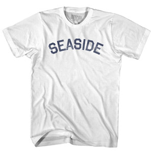 Florida Seaside Youth Cotton Vintage T-shirt - White Florida Seaside Youth Cotton Vintage T-shirt - White