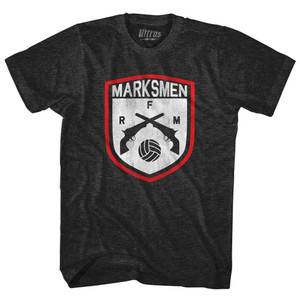 Fall River Marksmen Adult Tri-Blend Soccer T-shirt - Black Fall River Marksmen Adult Tri-Blend Soccer T-shirt - Black