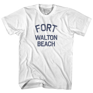 Florida Fort Walton Beach Youth Cotton Vintage T-shirt - White