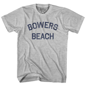 Delaware Bowers Beach Adult Cotton Vintage T-Shirt - Grey Heather Delaware Bowers Beach Adult Cotton Vintage T-Shirt - Grey Heather