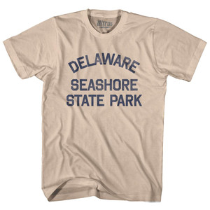 Delaware Delaware Seashore State Park Adult Cotton Vintage T-Shirt - Creme Delaware Delaware Seashore State Park Adult Cotton Vintage T-Shirt - Creme