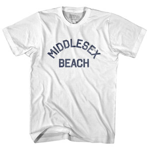 Delaware Middlesex Beach Youth Cotton Vintage T-shirt - White Delaware Middlesex Beach Youth Cotton Vintage T-shirt - White