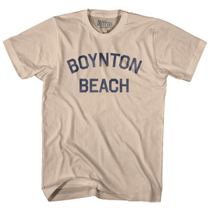Florida Boynton Beach Adult Cotton Vintage T-Shirt - Creme