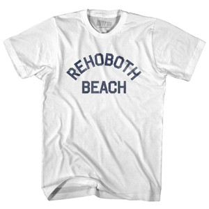 Delaware Rehoboth Beach Womens Cotton Junior Cut Vintage T-shirt - White Delaware Rehoboth Beach Womens Cotton Junior Cut Vintage T-shirt - White